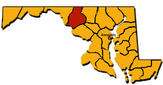 frederick county map