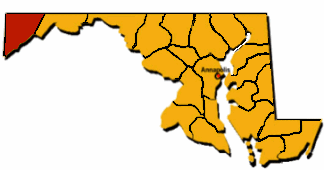 garrett county map