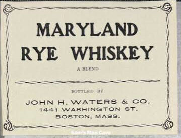 Maryland Rye Whiskey label